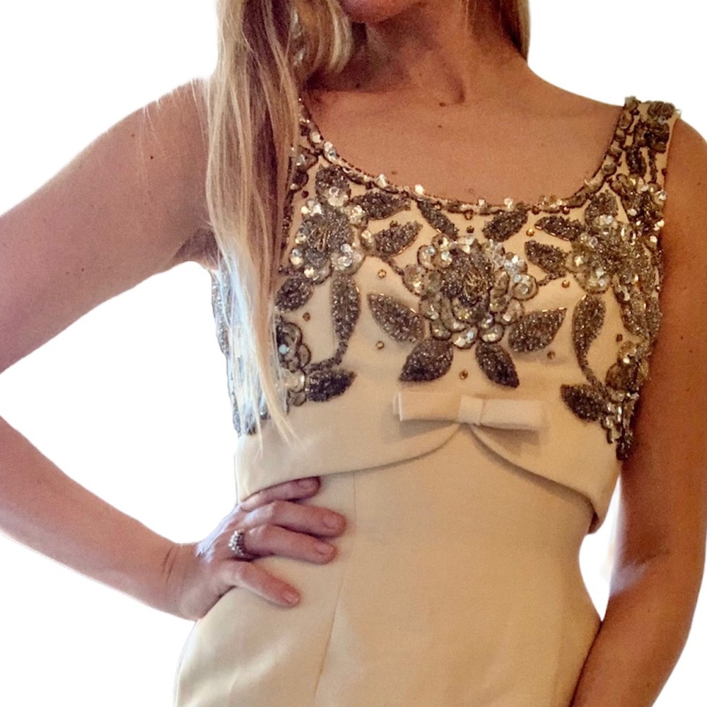 Stunning vintage beaded and sequin dress